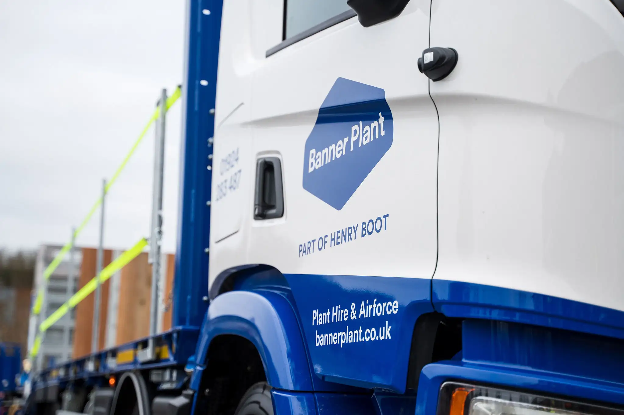 Banner Plant delivery truck